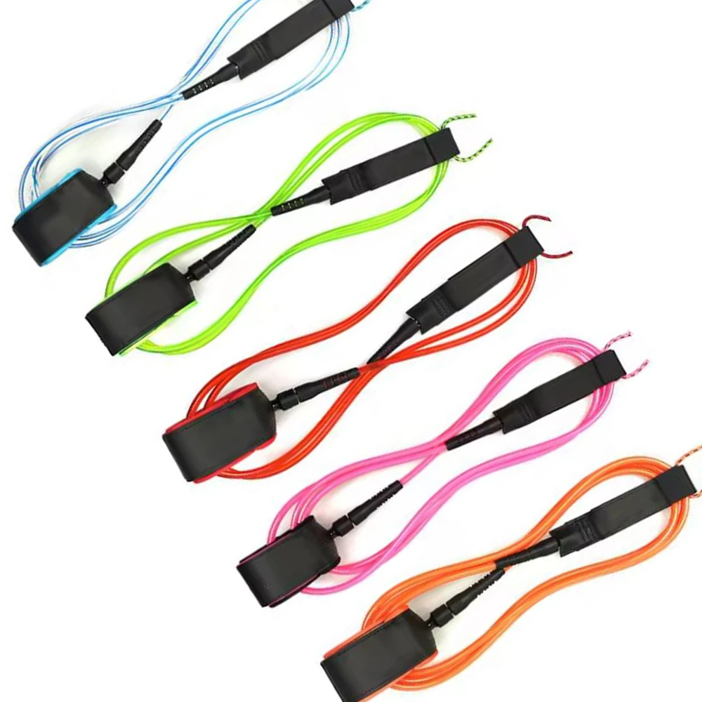 Premium Surfboard Leash Leg Rope longboard Legrope straight surf shirt ultra lite leash