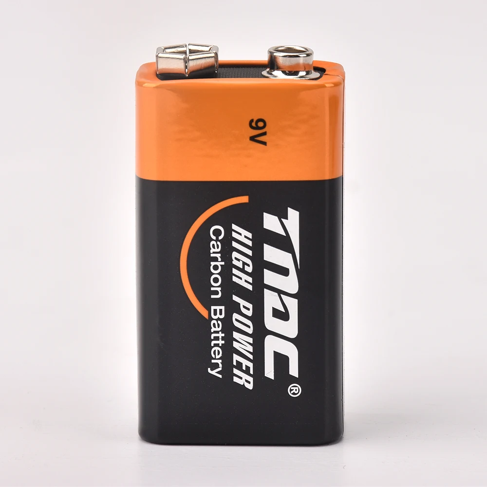 Factory Supply Non Rechargeable Battery 9v 6f22 Carbon Zinc Battery