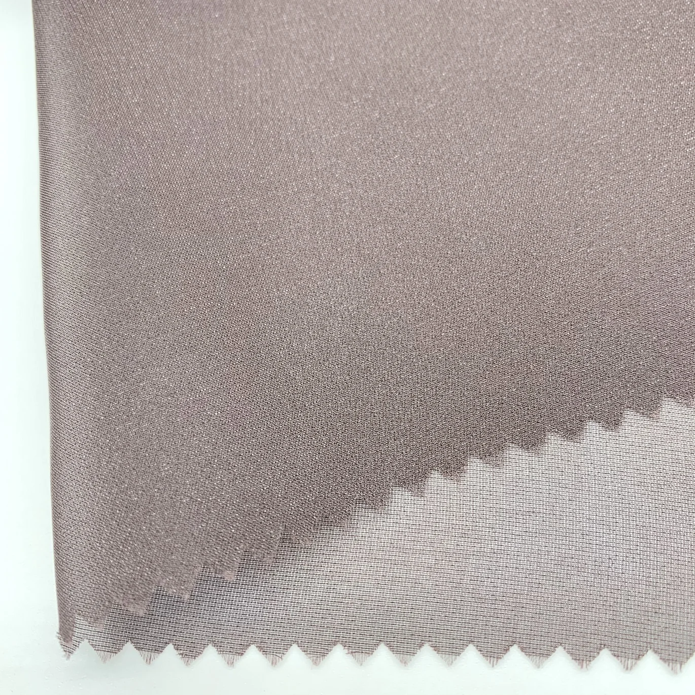 High quality shiny 100% polyester diamond fiber translucent plaid chiffon fabric for shirt