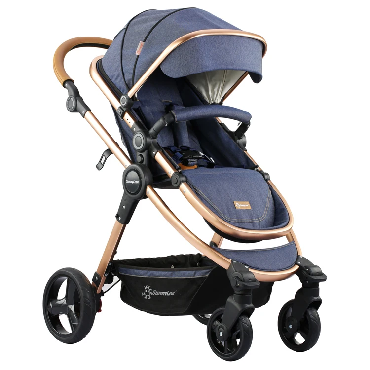 
brand 3 in 1 leather pram europe en1888 twin stroller baby trolley 