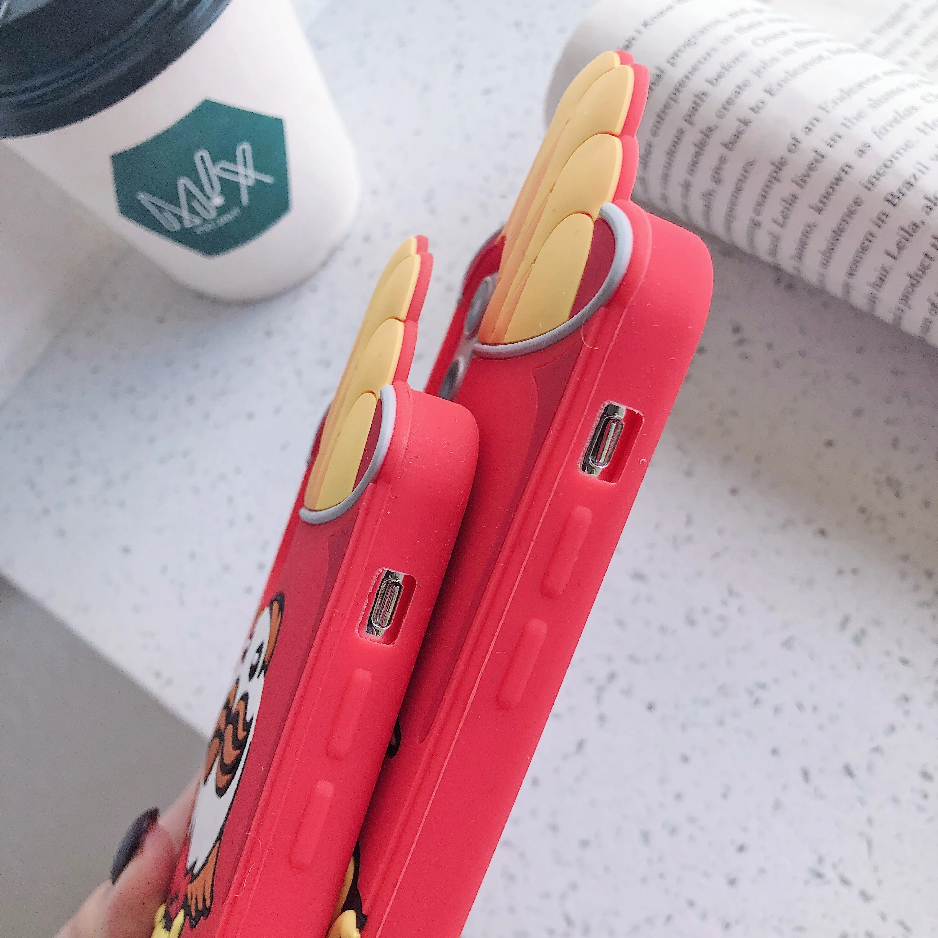 3D cute silicone case for iPhone 13 7Plus 3D Food case cover for iPhone 12PRO MAX X XR XS Max