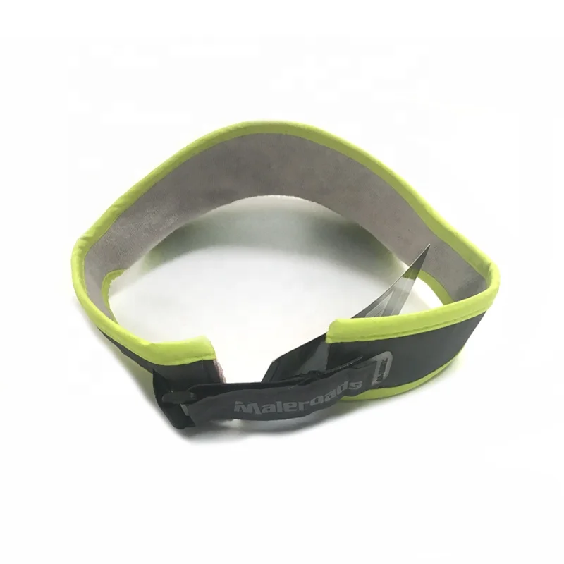 Factory product smooth polyester visor hat, printing logo visor cap