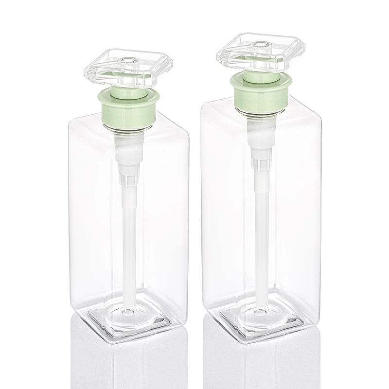 300 ml 16oz Eco green hibiki wholesale babby jolly body wash packaging kylie cosmetics clear conditioner gold shampoo bottles