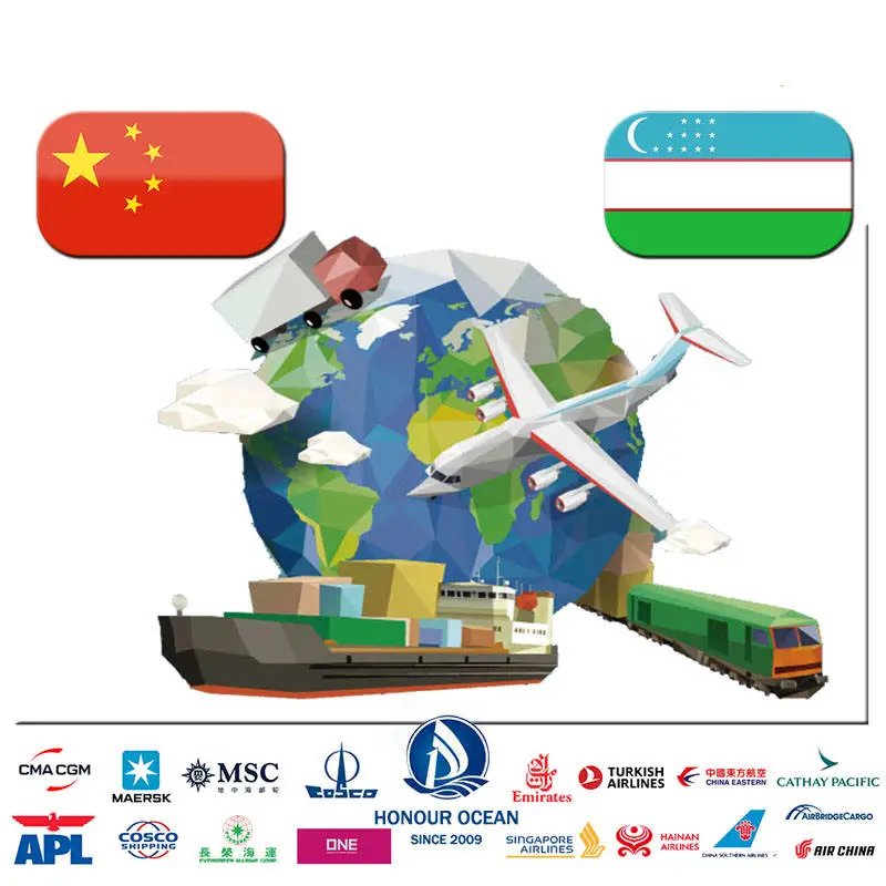 Cheap Price Railway Logistics Air Shipping Cargo Agent Truck Freight Forwarding Shipping From China To Tashkent Uzbekistan