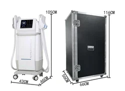 2022 newest rf body shape machine vertical 4 handles ems machine slim with RF neo slimming equipment