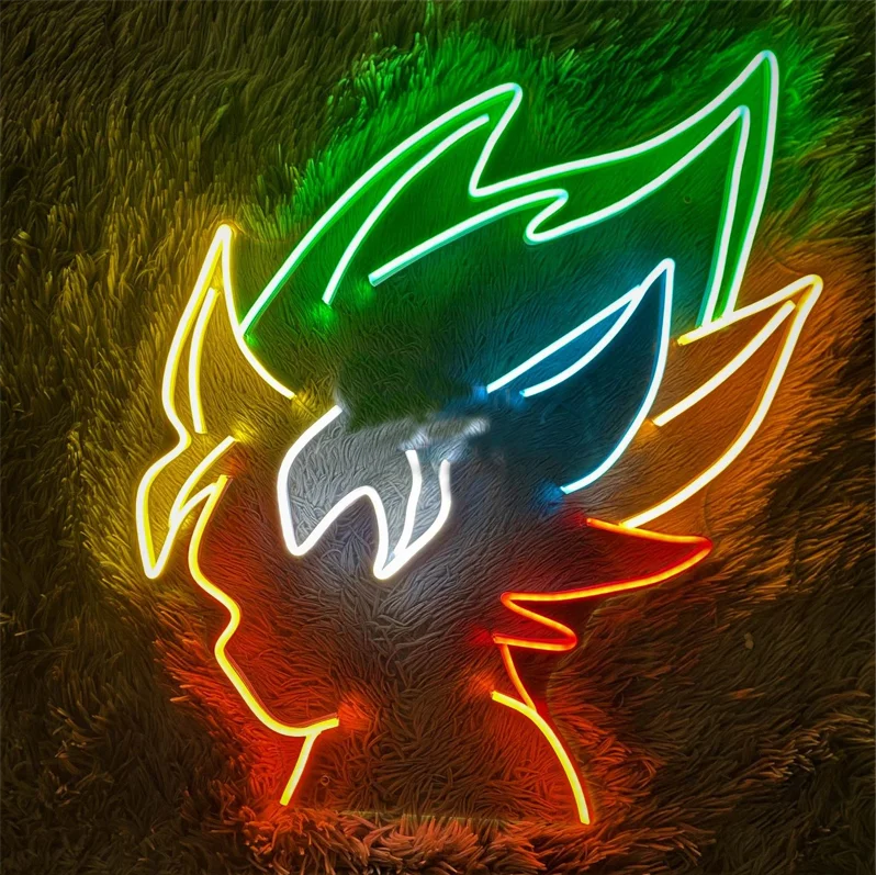 Wholesale silicone tube for led light lamps rgb party decorations open custom neon sign goku