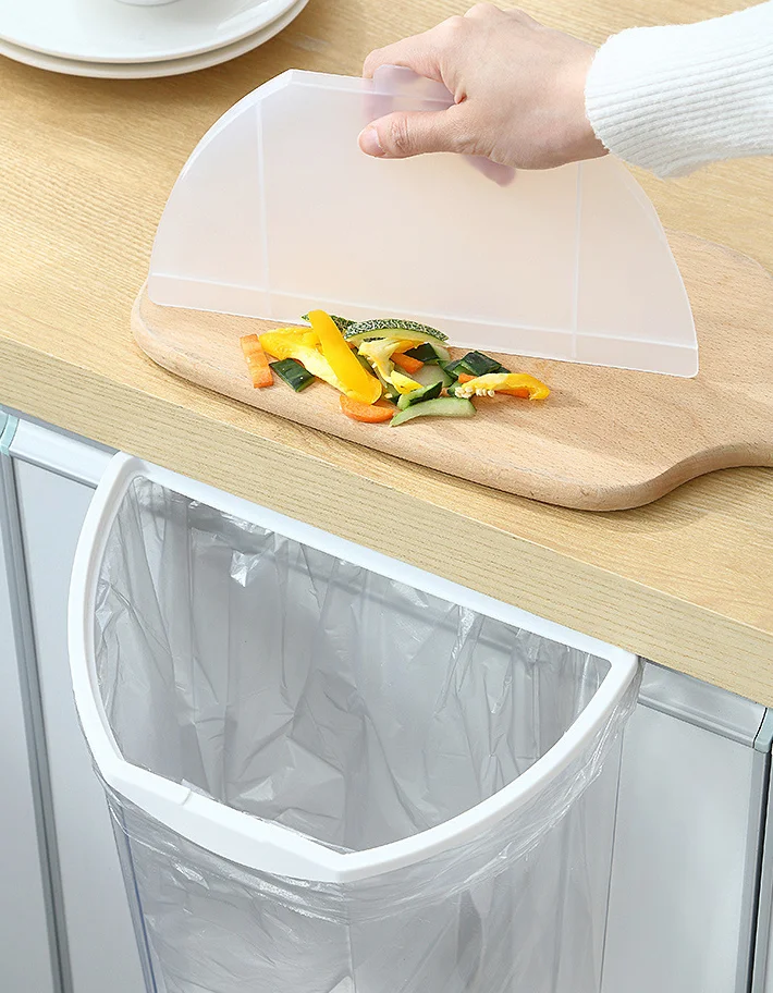 Hot Selling Waste Plastic Kitchen Bins Basket Garbage Bathroom Wall-mounted Trash Can With Lid