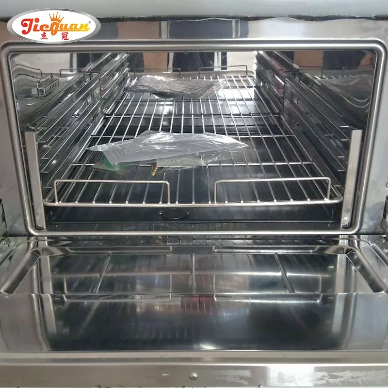 GH-997A GAS RANGE WITH 6 BURNER & OVEN Stainless Steel Gas Range With 6-Burner and the oven below the burners(CE certificate) A:
