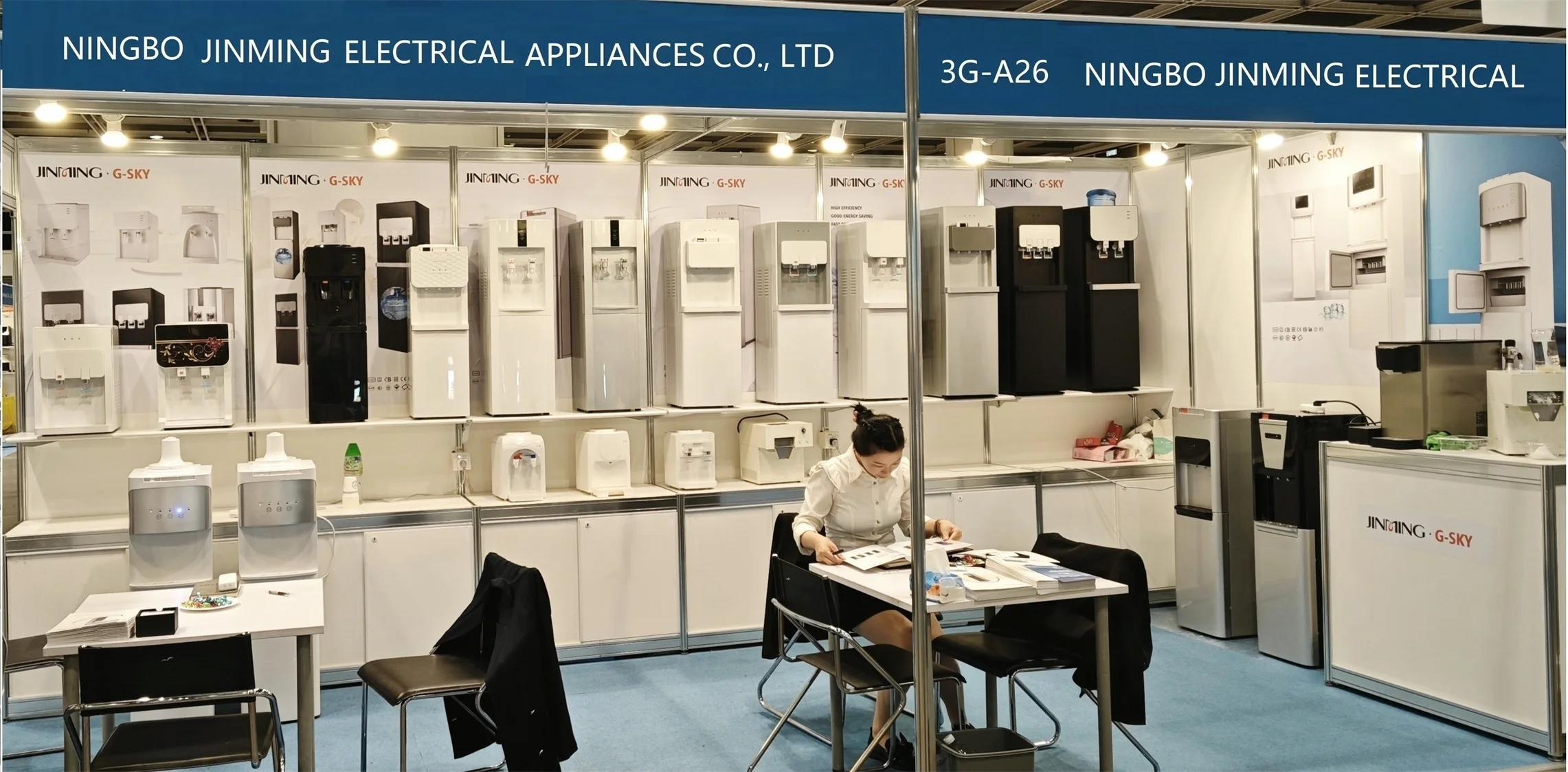 JINMING factory Electric Luxury Intelligent RO/UF Filter Element Hot and Cold Water Dispenser for Home Office for Hotel