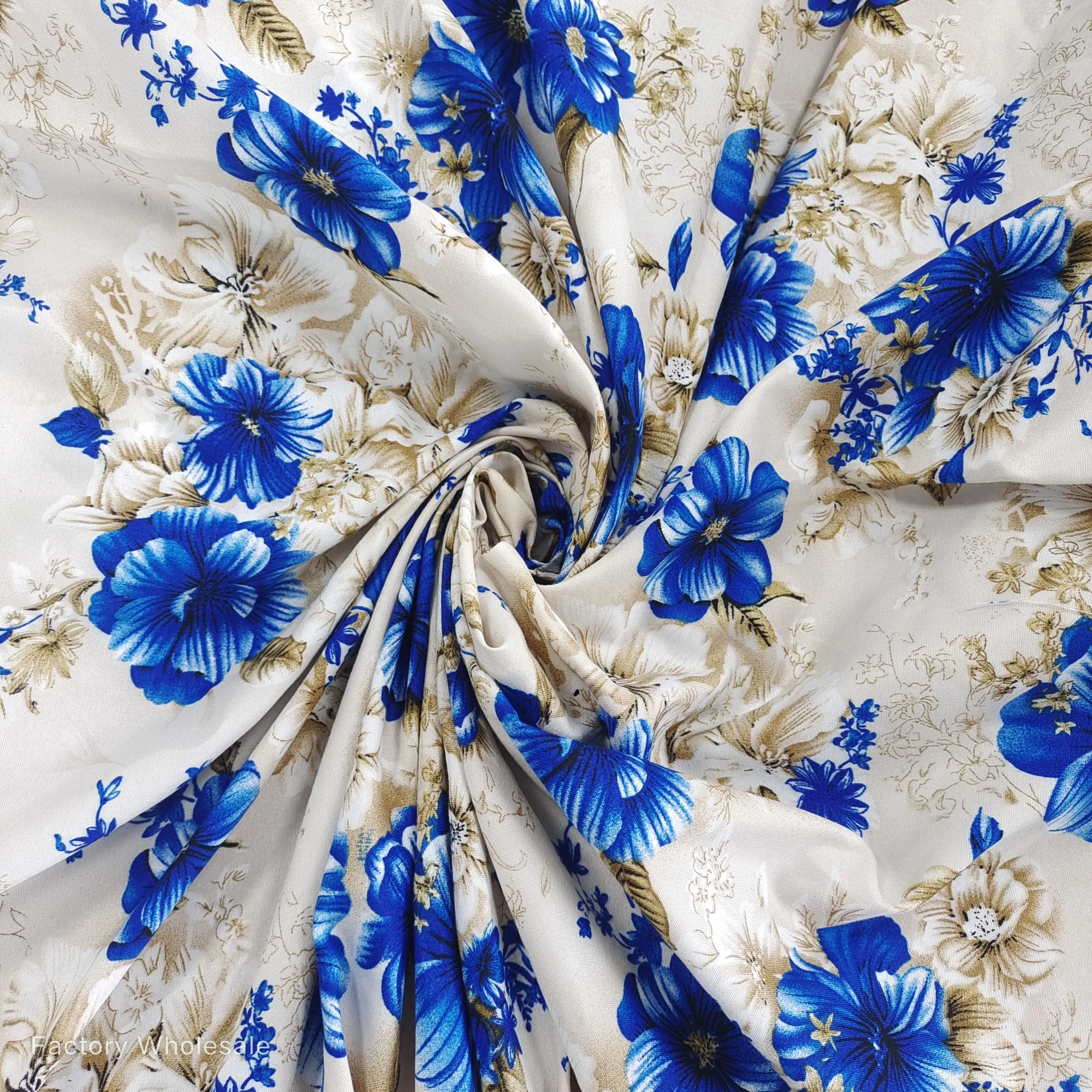 Hot Sale 210-240cm 80/90gsm 100% Polyester Knitted Tricot Printed Light Color Ticking Fabrics for Mattress