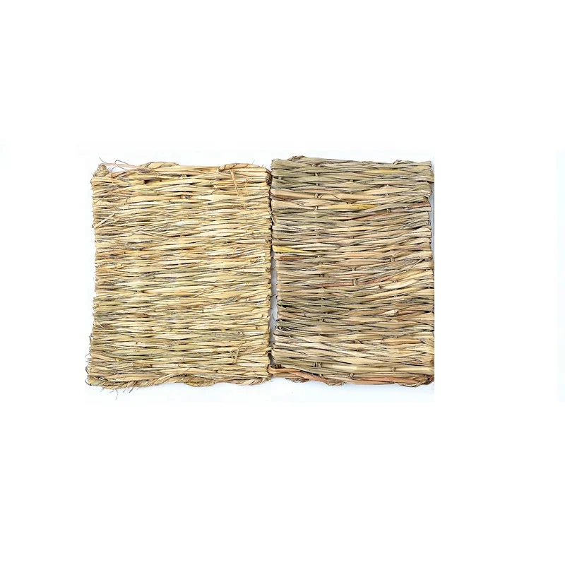 Pet Hamster Rabbit Totoro Guinea Pig Straw Mat Molar Grass Nest