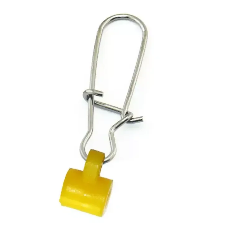 Plastic Head Swivel With Nice Hooked Snap Fishing Sinker Slide Swivels