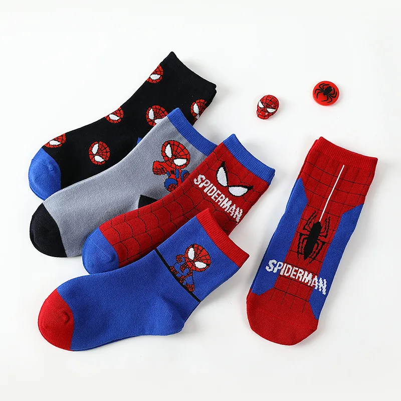 White Frill School Seamless Pack Kids Spiderman Boys Tutu Socks Supplier Long Kids School Socks Manufactured In China