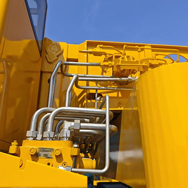 Homemade telescopic crane truck 20 ton hydraulic manipulator crane for bridge and highway building crane