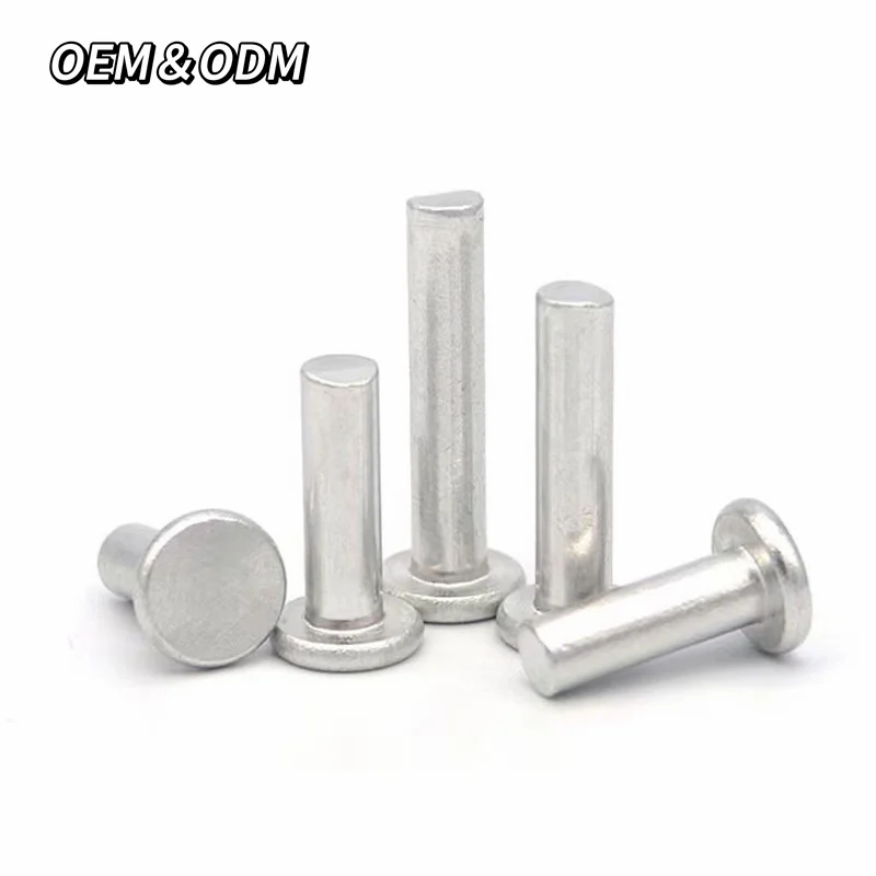 Wholesale New Products Customized 8Mm Nickel Plated Copper Aluminum Half Round Pan Head Rivets