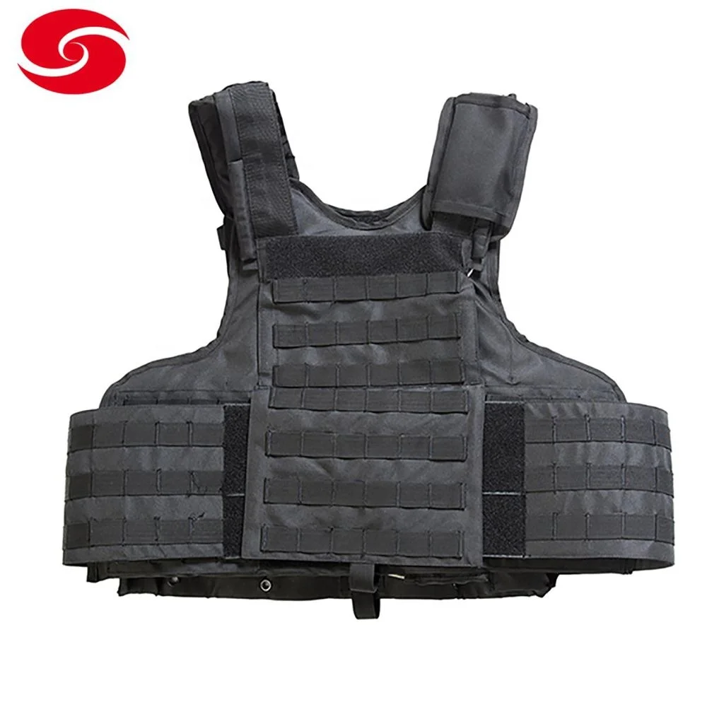 
Military tactical black aramid fiber fashion bulletproof vest 
