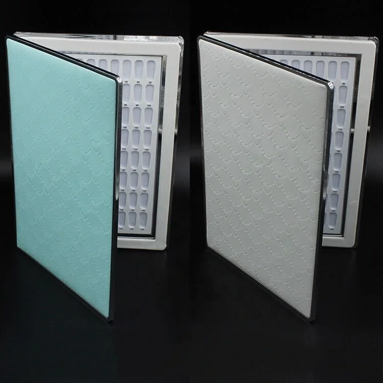 High Quality Leather Display Book 160Colors Nail Books Manicure Display Card Chart Polish Color