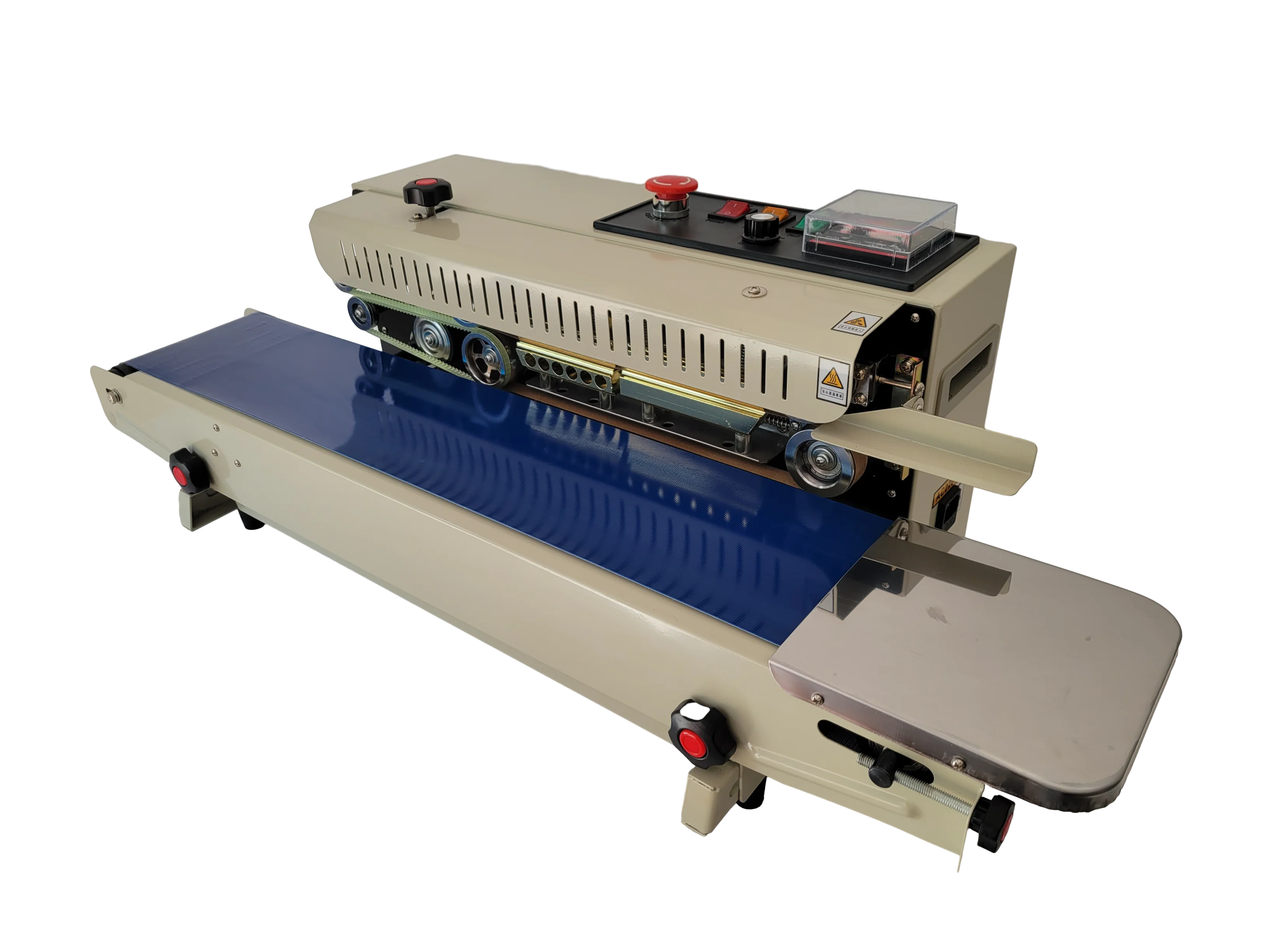 Continuous Plastic Bag Sealer / Continuous Bag Sealer / Continuous Band Sealer with LOT MFD EXP