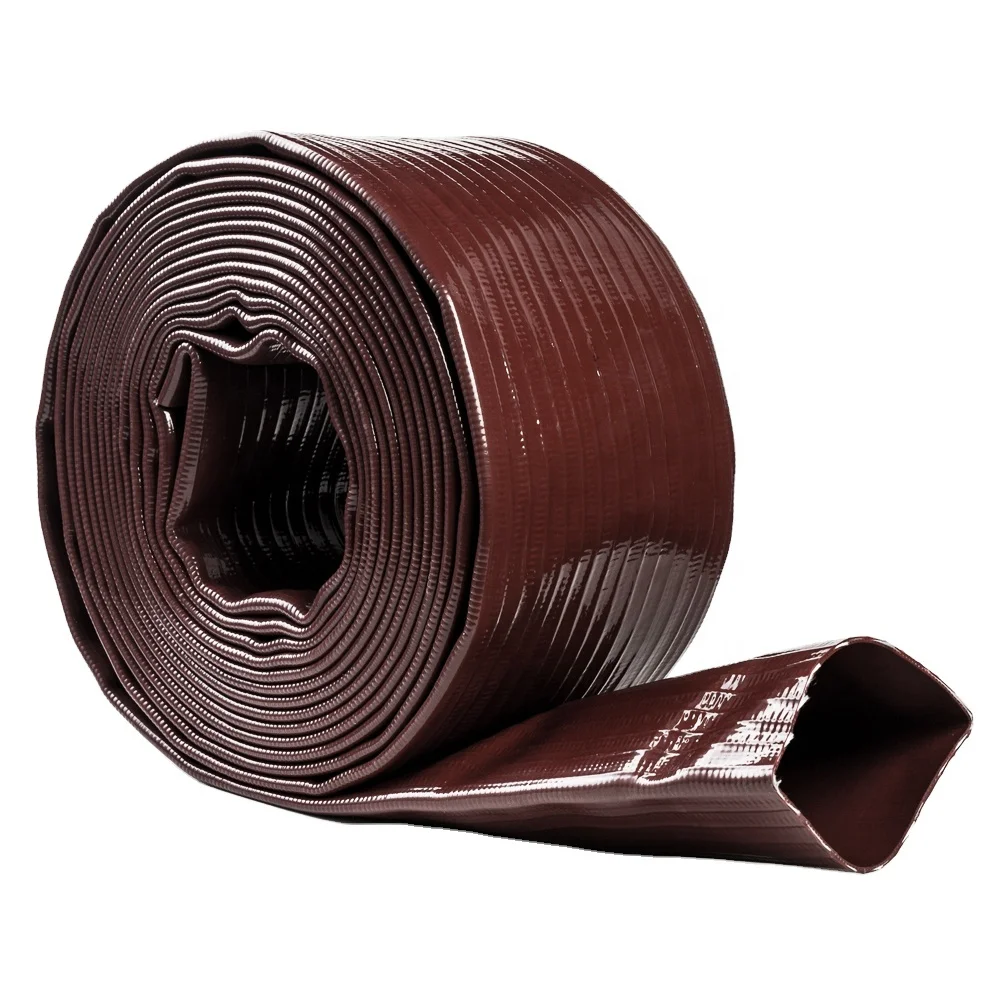 High Duty Agricultural Water Irrigation PVC Layflat Hose Pipe Used for agriculture and Pump System