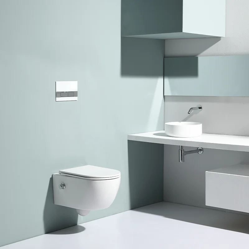 Luxury Sanitary Ware Wc wall Mounted Bowl Bidet Ceramic Tankless Rimless Wall Hung Toilet