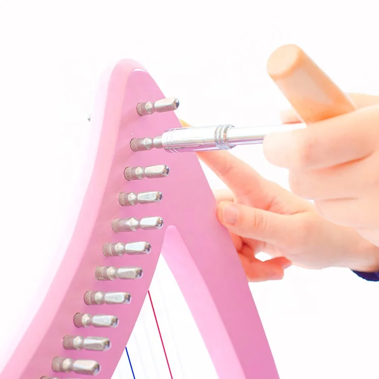 16 Strings Mini Musical Instrument Lever Harp for Beginners