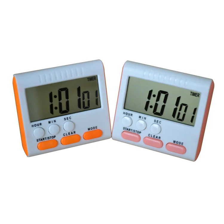 Large LCD Electronic Digital Multifunctional Programmable Industrial Lab Dual Countdown Timer Clock