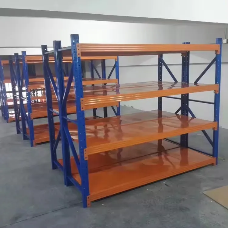 Warehouse Shelf Medium Duty Racking 200kg Long Span Storage Racks Steel Stacking Shelving Warehouse Shelving