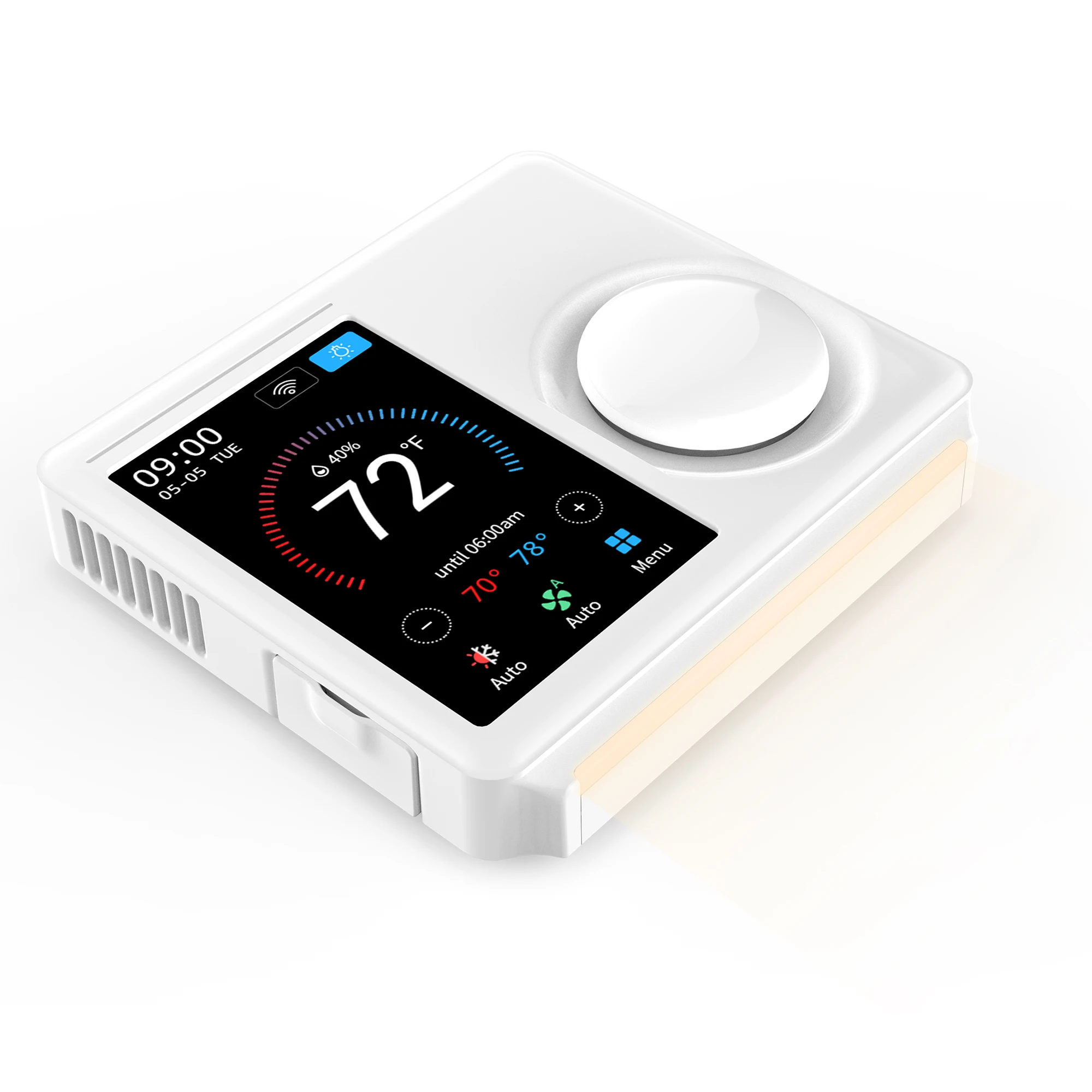 24V Thermostat Wifi TJ-610E Room Temperature Controller Heating and Cooling Knob Thermostat