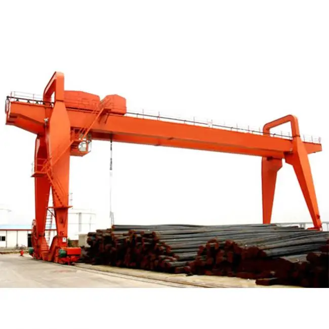 factory warehouse marine gantry cranes 25t 30t with single double girder