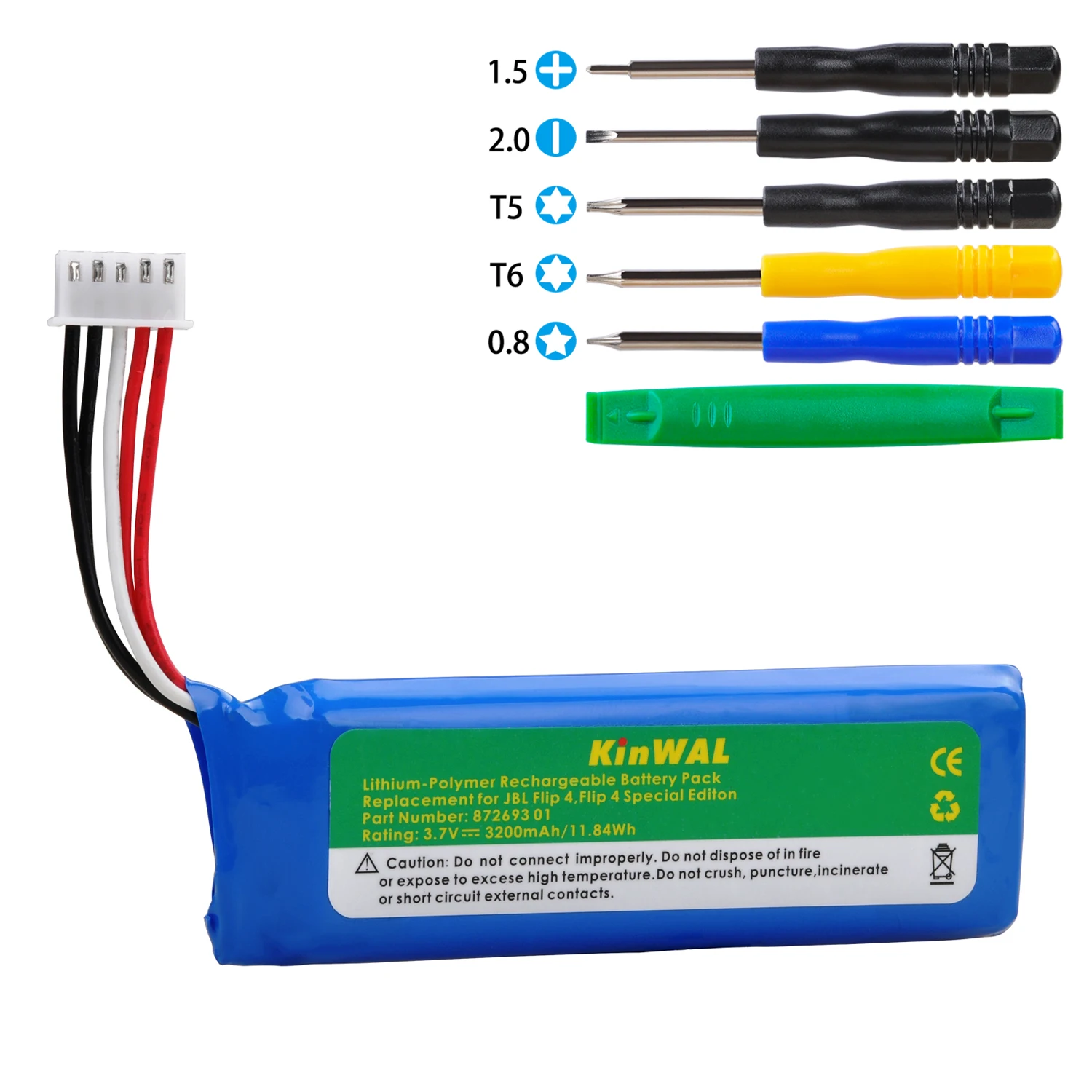 
Give Away Free Tools 3200mAh Replacement Battery GSP872693 01 for JBL speakers for JBL Flip 4 Battery 