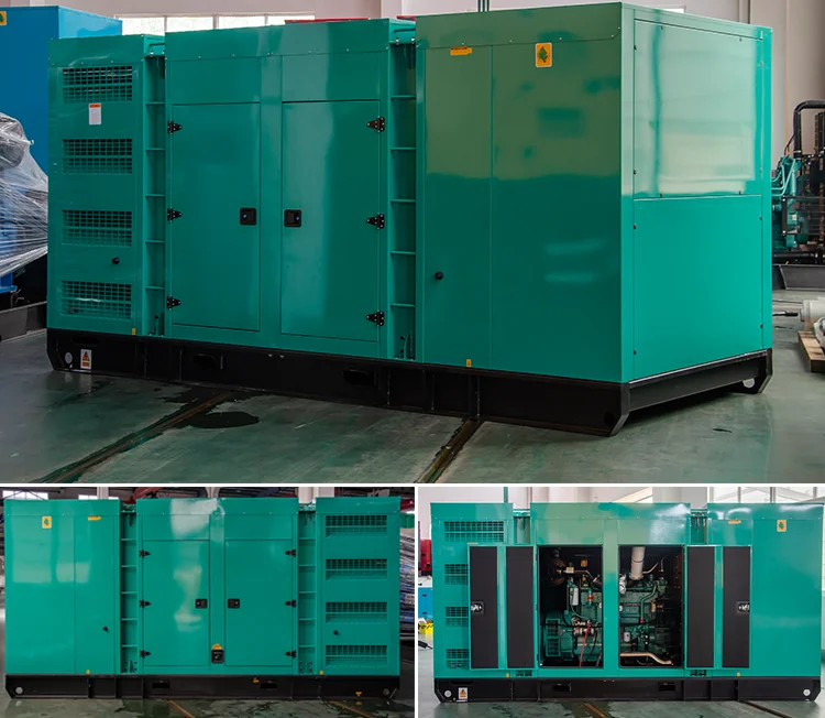 Hotel used hospital used diesel generator 800kVA 640kW diesel genset prices 800kVA power plant by Cummins KTA38-G2
