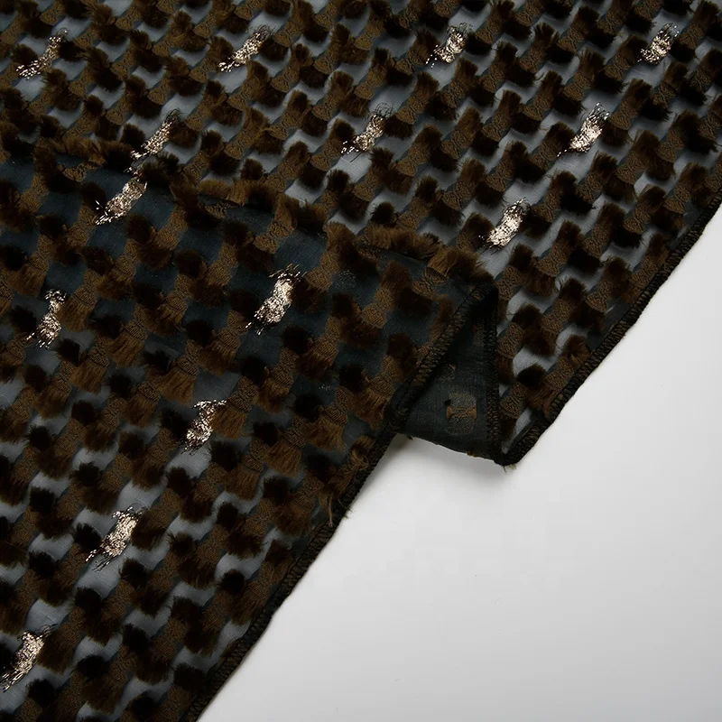 
TDJ916C-L wholesale china polyester metallic custom organza tulle shaoxing textile tricot black jacquard fabric 