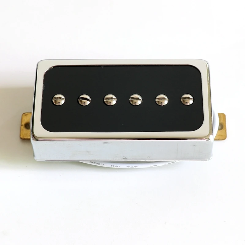 Custom AlNiCo 2 P90 Humbucker Size LP Guitar Pickup with Single Coil for HH Electric Guitars
