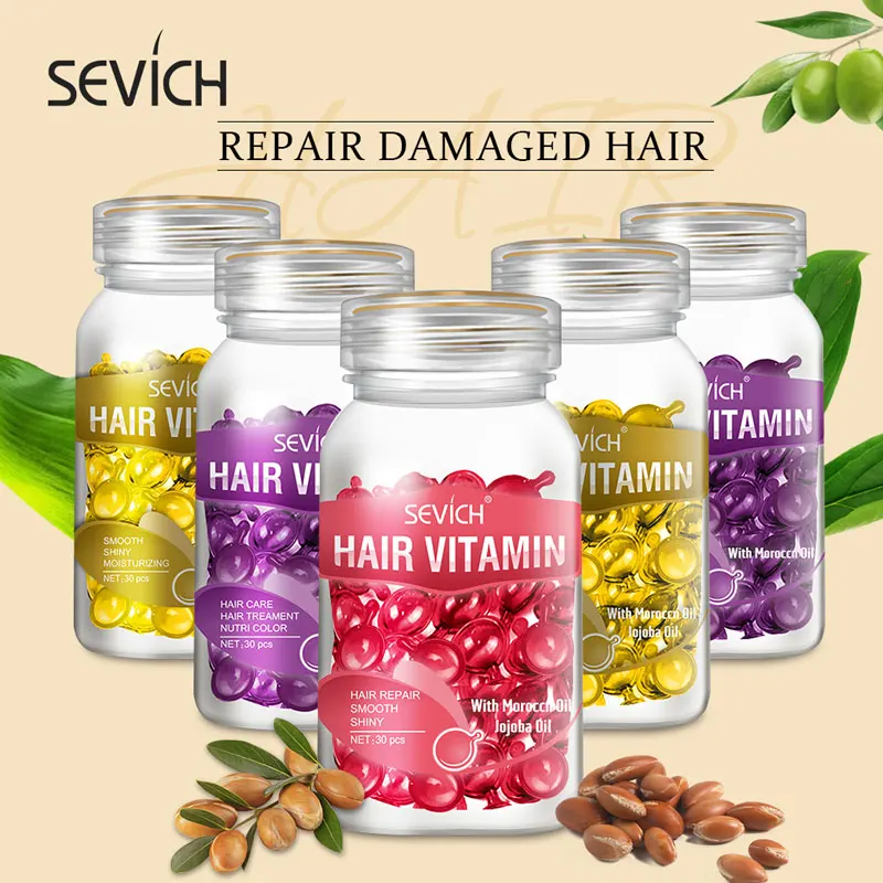 Sevich 3 types hair vitaman deep repair care regain hair fall serum  capsules