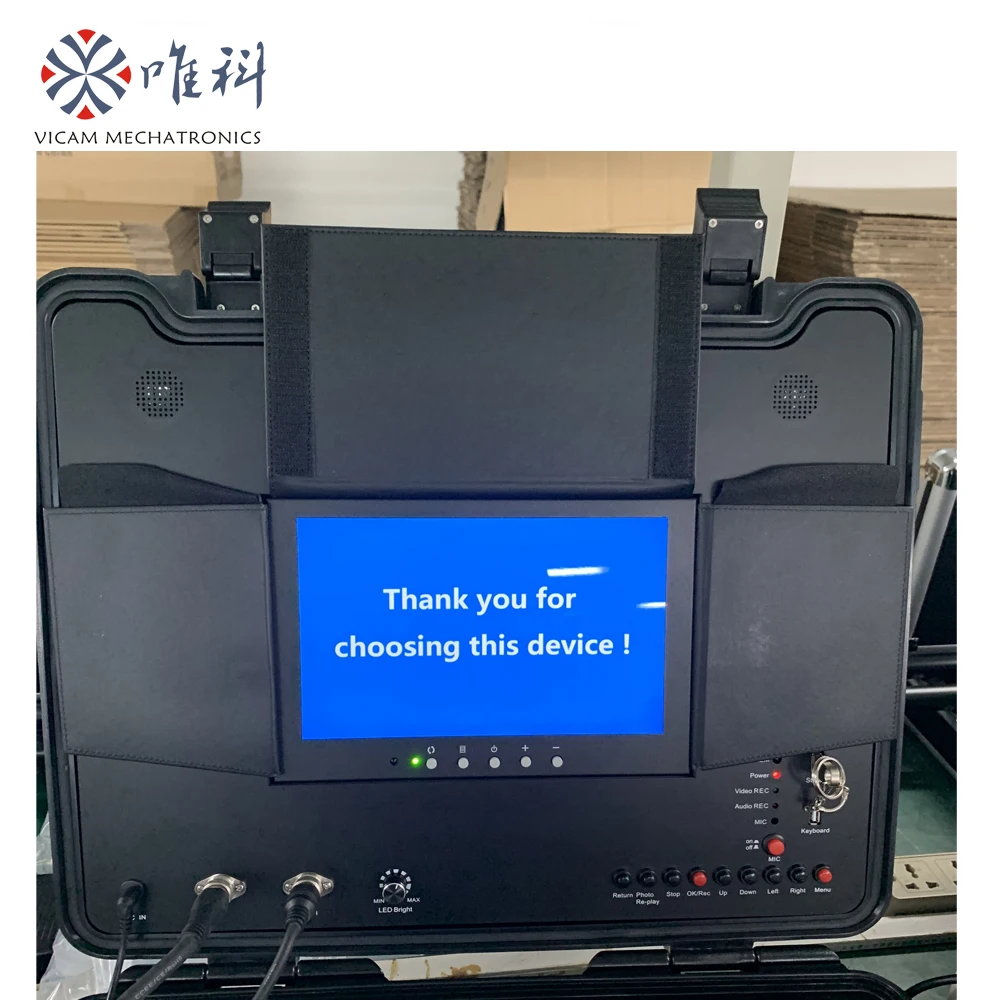 Vicam Underwater Video Endoscope Pipeline Chimney Drain Inspection Camera  Analog Camera IP68 20m / 30m