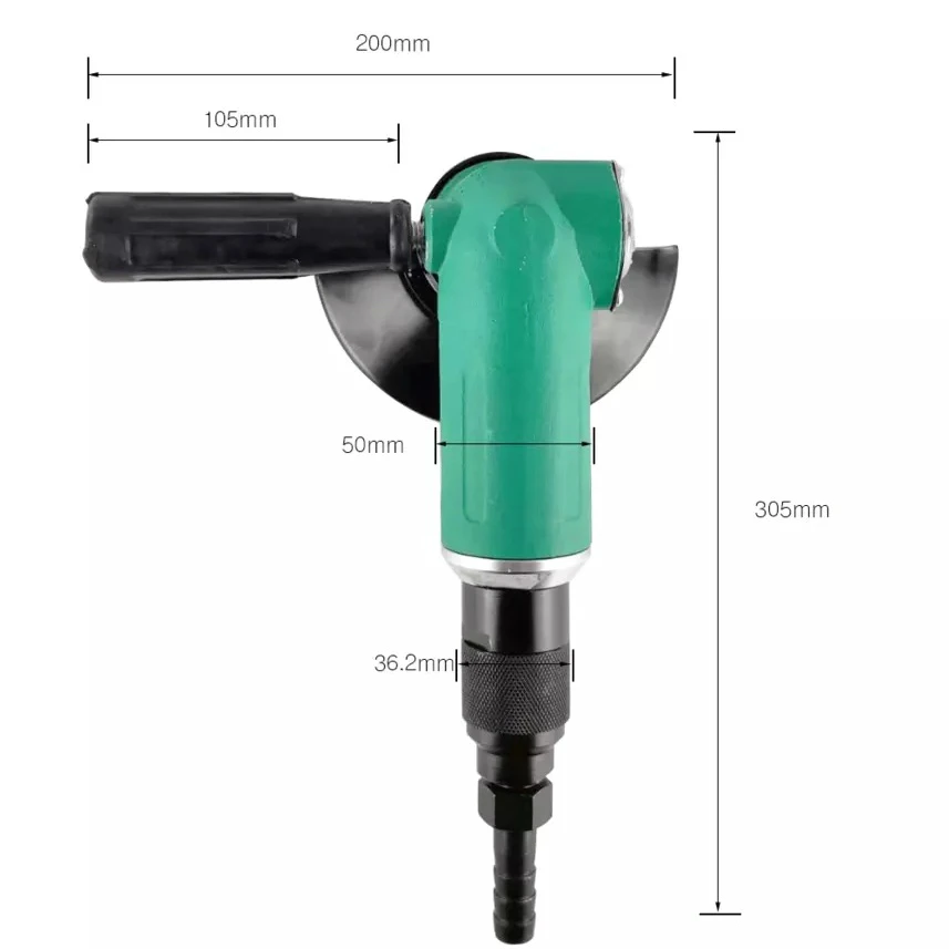 Tarboya 2020 Heavy duty 5 Inch Pneumatic Air Angle Grinders 100mm Air Angle Grinder 4 Grinding Tool Machine