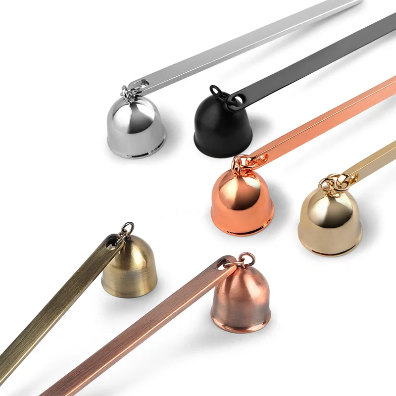 Wholesale Candle Tools Stainless Steel Wick Trimmer Bronze Copper Candle Snuffer, Candle Snuffer Gold