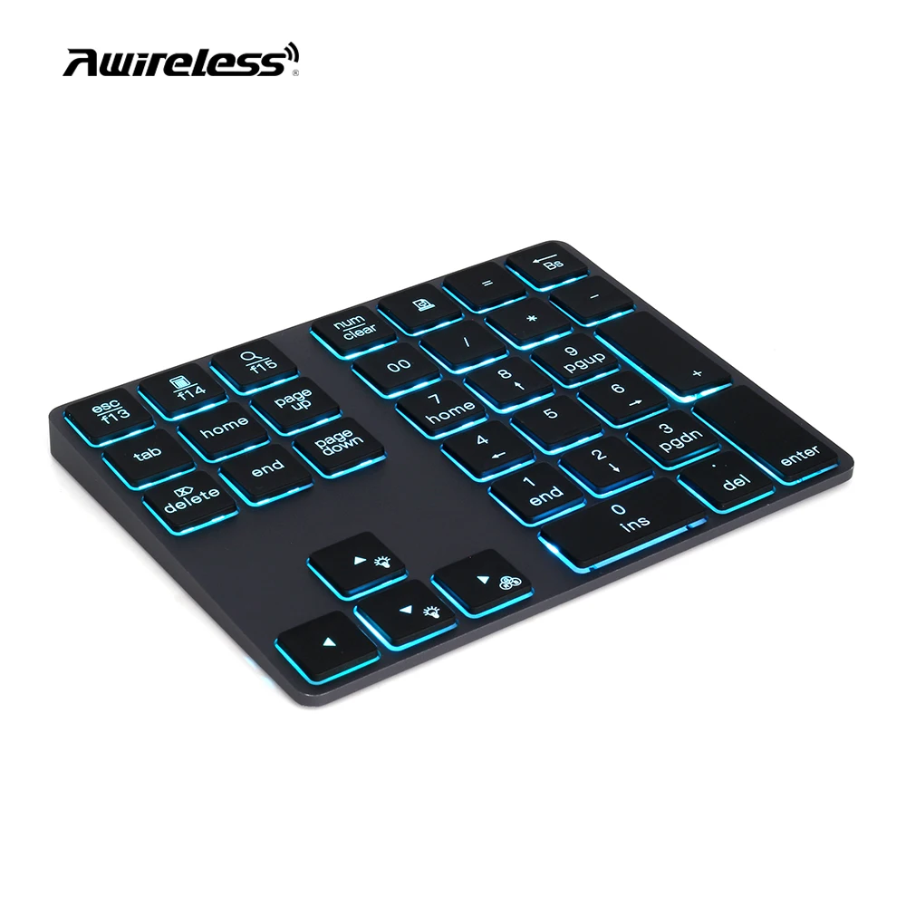 Wireless Mini Aluminium Digital Bluetooth Backlight Keyboard That Can Be Used As A Gift Is Suitable For Laptops