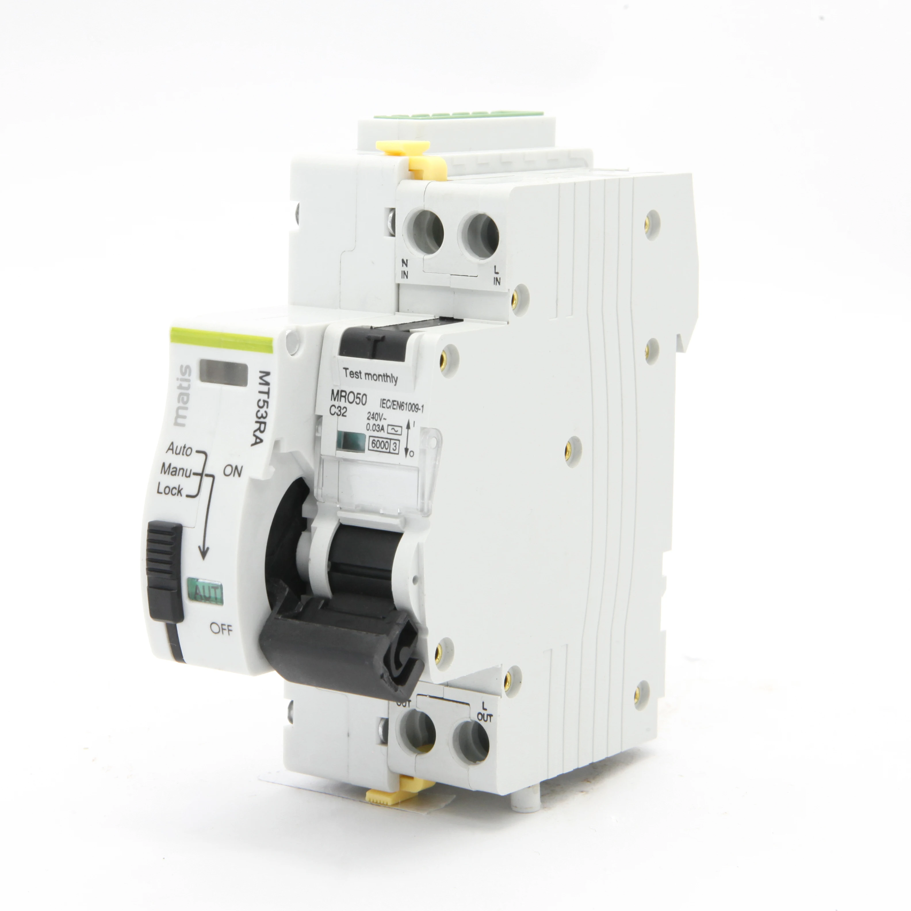  Матиумный пульт дистанционного управления MT53RA recудалитель 1P rcbo с управлением сухой контактной связью