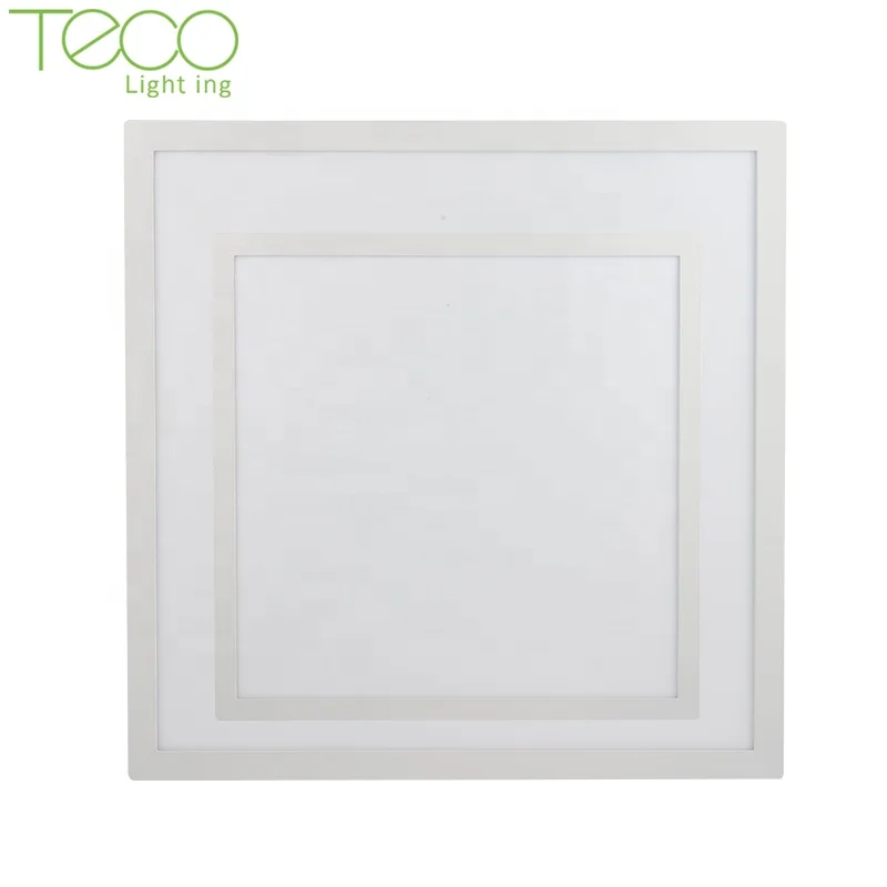 CE RoHS 3000K 4000K 6000K 3 color temperature dinning office flat square led panel lamp