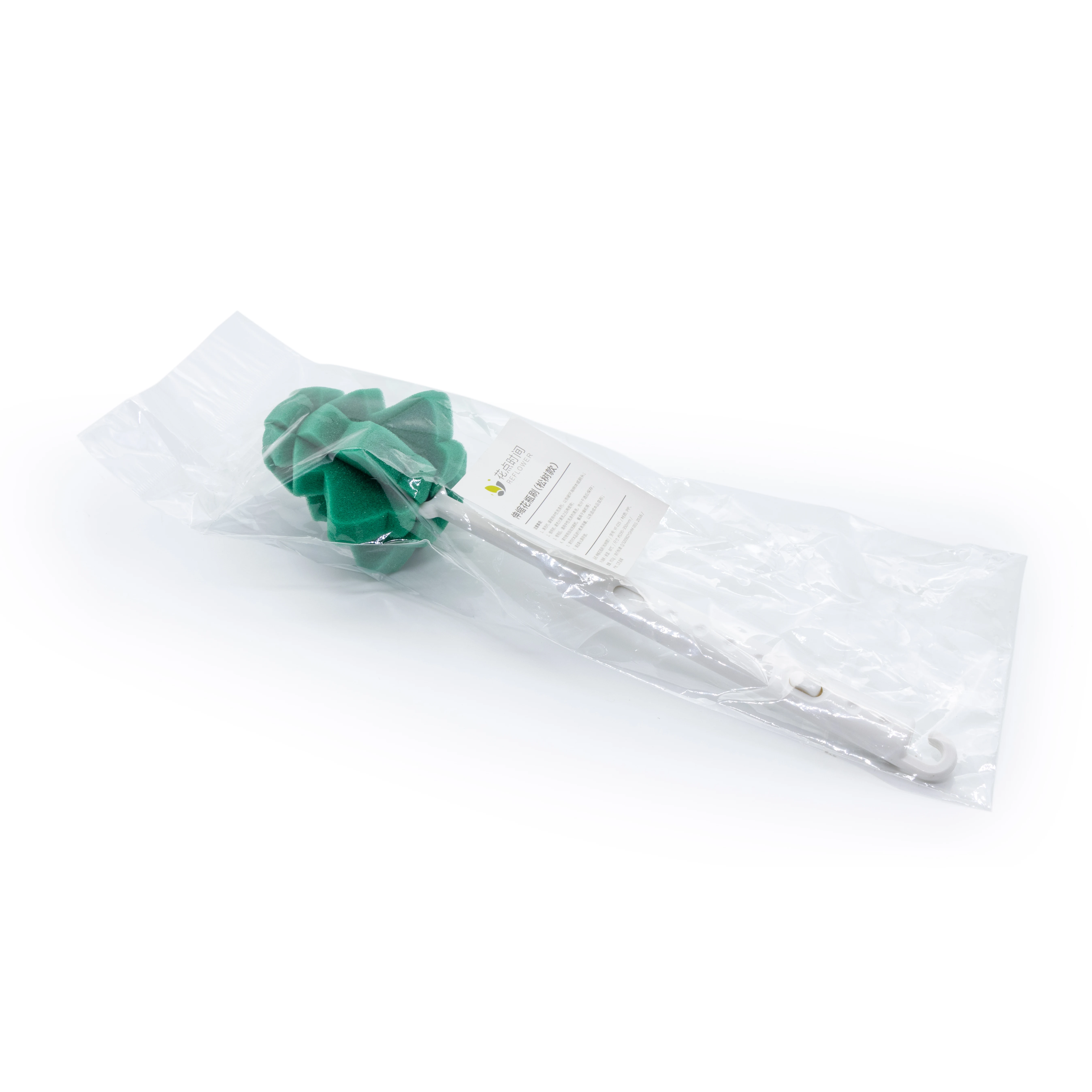 Long Handle Sponge Cup Brush Tree Shape Bottle Kitchen Cleaning Tool Glass Cup Washing Cleaning  Brushes For Christmas