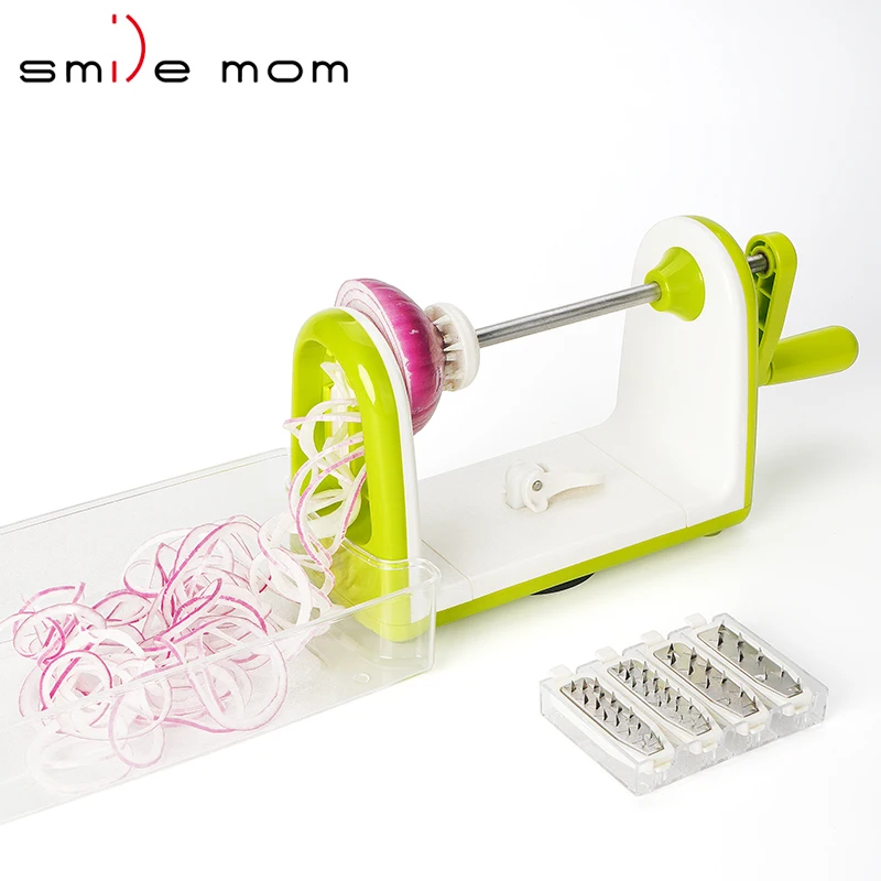 Wholesale high quality multi-function 5 blade vegetable fruit spiral slicer/vegetable spiralizer