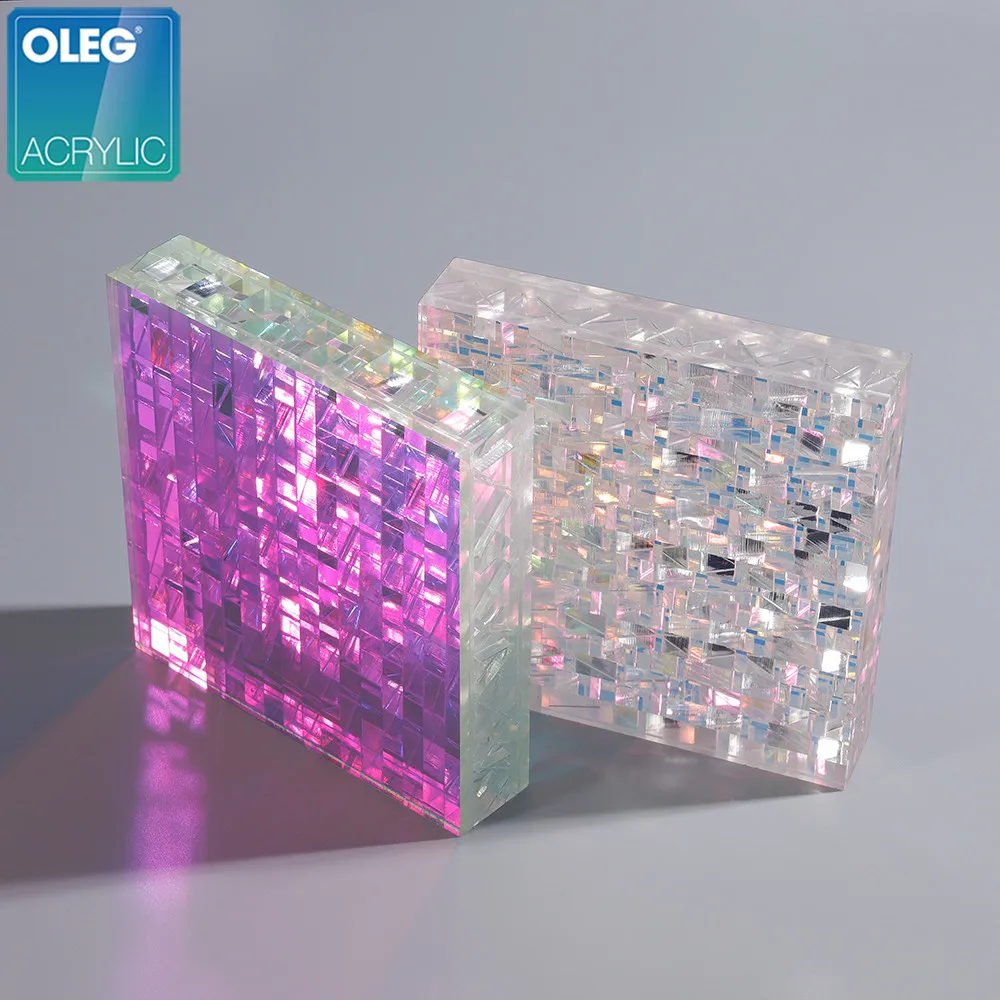 OLEG Colored Plexiglass Sheet acrylic sheet clear glitter