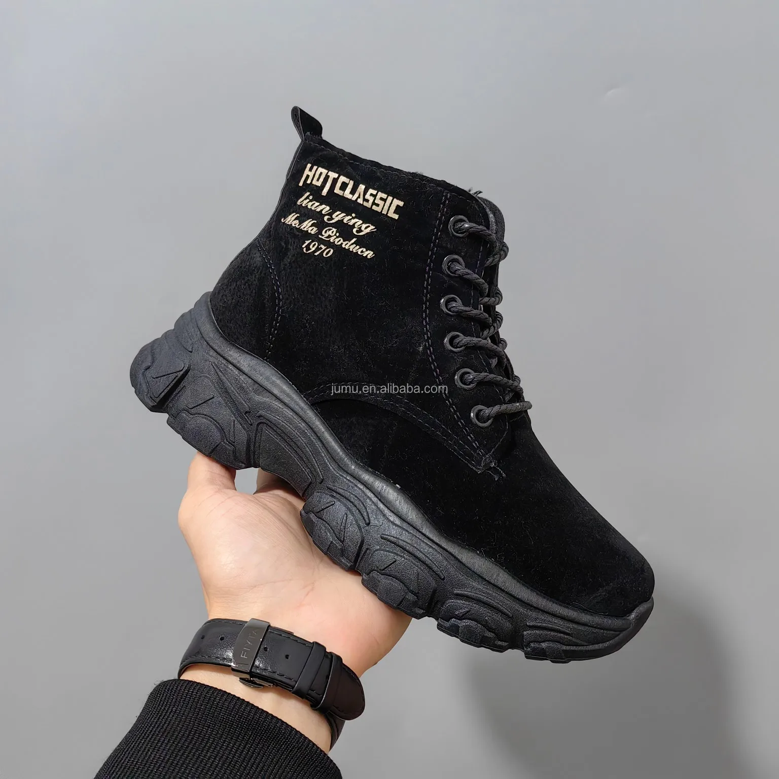 F8180 Women Boots New Winter Boots With Platform Shoes Snow Botas De Mujer Waterproof Low Heels Ankle Boots Female Women Shoes