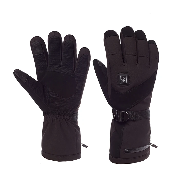 Softshell Waterproof Winter Ski and Snowboarding Gloves Super Warm Insulated Gloves with Pocket without Batteries