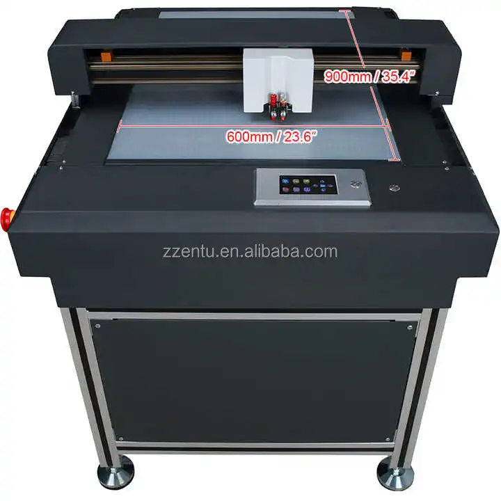 corrugated cardboard cutting plotter carton box making machine 70*90cm flatbed cutting plotter with software