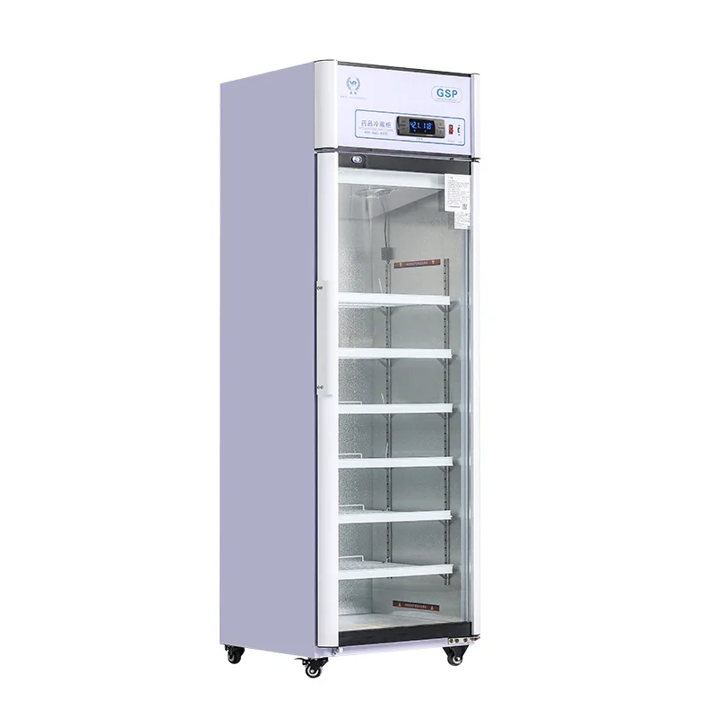 Yiran 2-8C 400L laboratory medical refrigerator medicine vaccine reagents storage pharmacy refrigerator