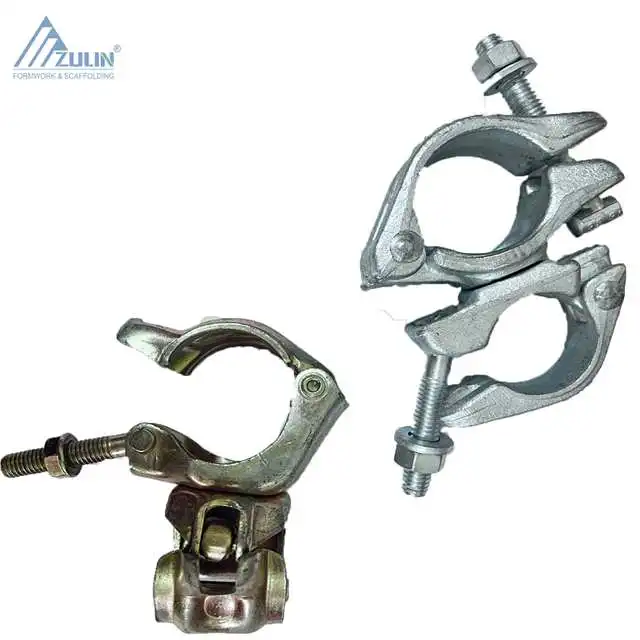Versatile BS1139/EN74 Adjustable 3mm Steel Double Coupler Clamp Q235 Material for Scaffolding Erection