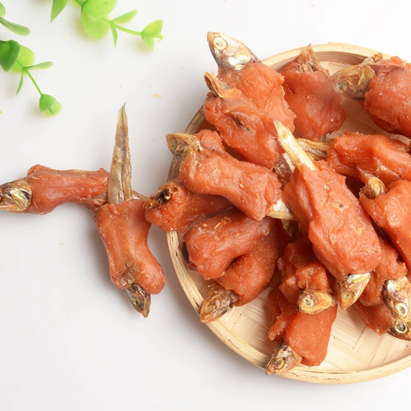 Курица с рыбой корм для питомцев для собак морепродукты для собак тренировочные лакомства от производителя Оптовые закуски для питомцев импортер oem частная этикетка