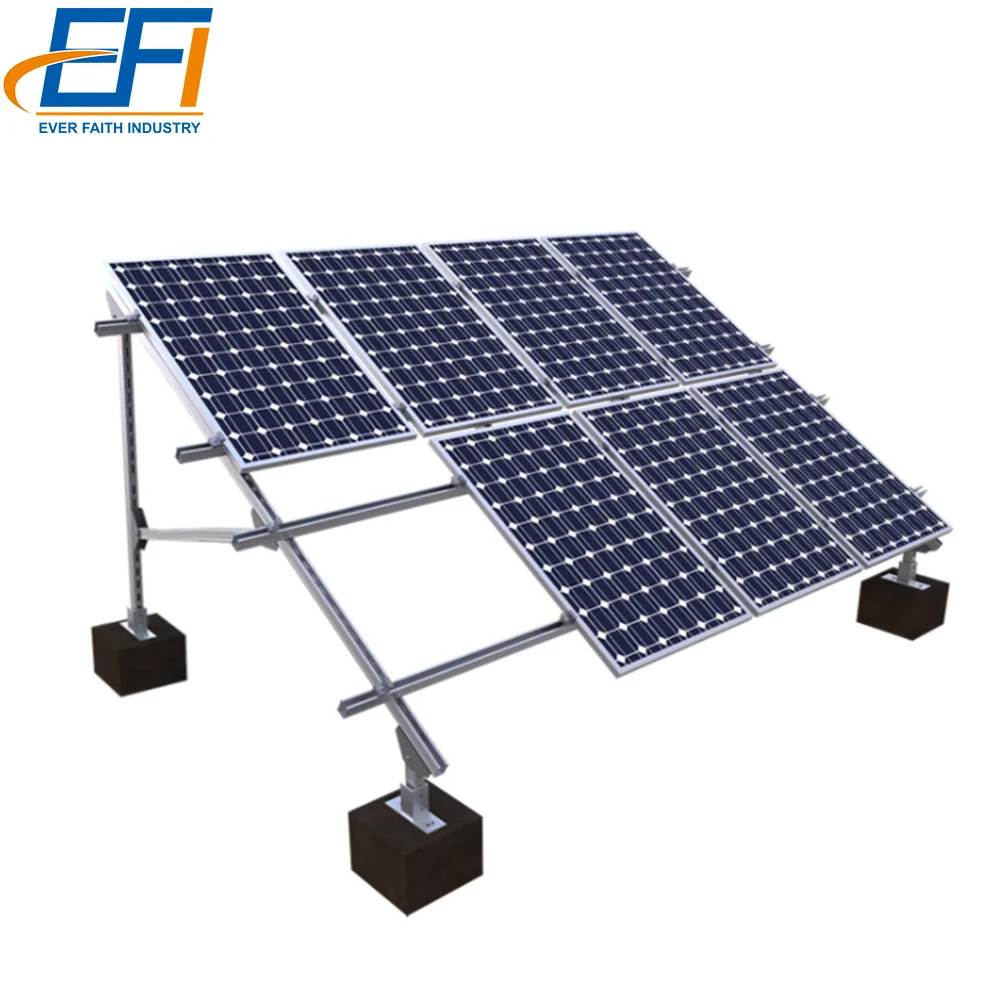 Солнечная панель металлическая стойка для солнечных батарей PV земля стеллажи подставка